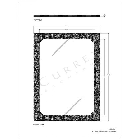 Currey Leena Large Mirror 1000-0021
